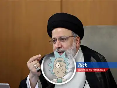 Iranian President and Foreign Minister killed in helicopter crash, leaving a 'Wubba Lubba Dub Dub' void in Iranian politics. image