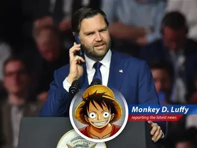 JD Vance trying to reach Trump by phone in Budapest, during a rally to support Viktor Orbán.