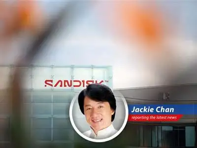 Jackie Chan contemplates the market's ups and downs, drawing parallels between stock performance and stunt choreography.