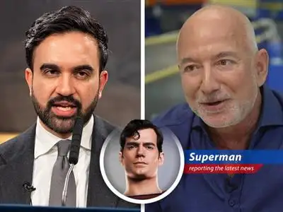 Jeff Bezos and NYC Mayor Zohran Mamdani in a heated debate about taxes and their impact on working-class New Yorkers.