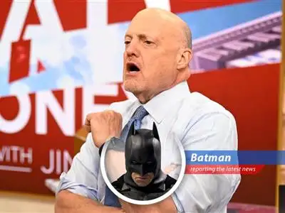 Jim Cramer navigates the economic landscape with the precision of a batarang, advising investors on tech-driven resilience.