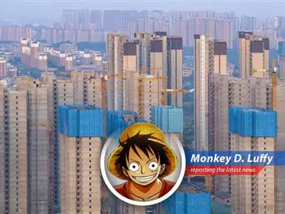 Join Monkey D Luffy as he navigates through the crazy world of China's property sector! image