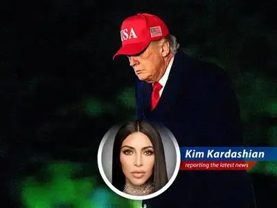 Kim Kardashian comments on US-China trade tensions and potential tariffs amidst global uncertainty.