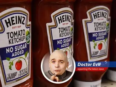 Kraft Heinz CEO Steve Cahillane thwarts Dr. Evil's nefarious plot to capitalize on corporate restructuring.