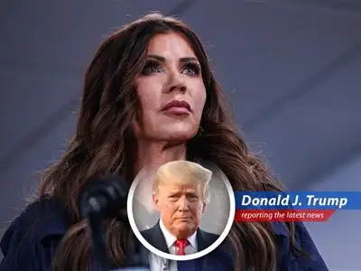 Kristi Noem's Gucci handbag, victim of an international crime spree.