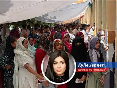 Kylie Jenner shares her hilarious take on the Indian stock markets and soaring temperatures following the election results. image