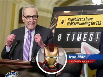 Long security lines at airports highlight the impact of the ongoing DHS funding dispute.