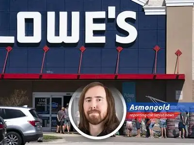 Lowe's store showcasing home improvement products after exceeding Q1 earnings expectations.
