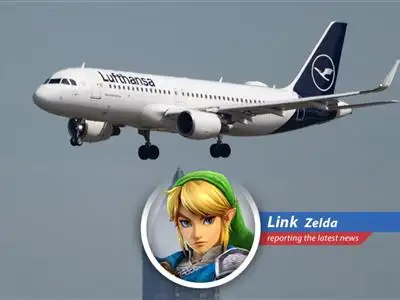 Lufthansa aircraft facing economic headwinds from fuel price hikes and geopolitical instability. 