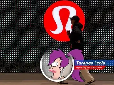 Lululemon store facing financial pressures due to tariffs and internal conflicts.