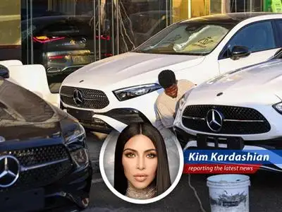 Luxury cars parked in Dubai, because everyone needs a little bling, even in times of uncertainty.