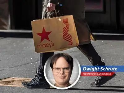 Macy's adapting to market dynamics, embracing the Schrute spirit of perseverance.