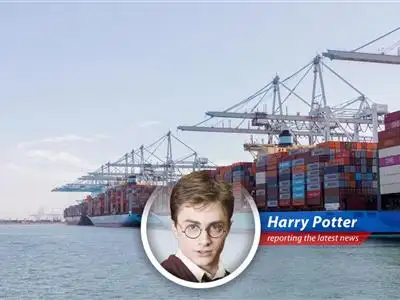 Maersk container ship navigating turbulent waters highlighting the challenges facing global trade.