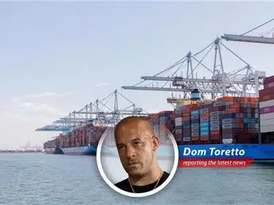 Maersk container ships navigate global waters, facing headwinds from rising costs and geopolitical instability.