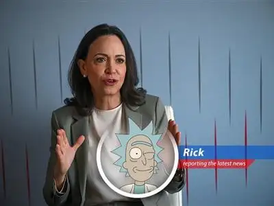 María Corina Machado outlines privatization plans for Venezuela's oil industry at CERAWeek.