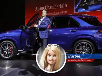 Mercedes-Benz USA CEO Adam Chamberlain discusses market challenges at the company's manufacturing plant in Vance, Alabama.