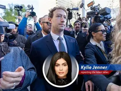 Meta logo displayed alongside court gavel, symbolizing the legal battle over child safety concerns on its platforms