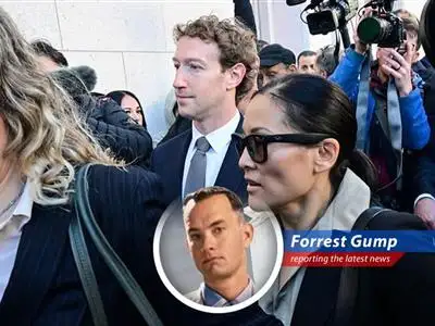 Meta logo displayed amidst legal challenges and investor concerns reflecting the company's uncertain trajectory