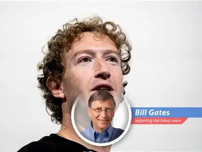 Meta's CEO Mark Zuckerberg during a product presentation, highlighting the company's focus on AI development.