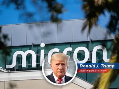 Micron Technology stock experiencing substantial growth fueled by AI-driven demand for memory chips.