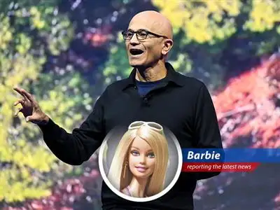 Microsoft CEO Satya Nadella showcases model choice, emphasizing the availability of both Anthropic and OpenAI models within Microsoft 365 Copilot.