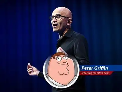 Microsoft execs probably facepalming harder than I do when Stewie starts talking about world domination.