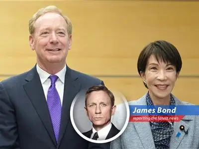 Microsoft's Brad Smith meets with Japanese Prime Minister Sanae Takaichi, solidifying a $10 billion investment in AI infrastructure.