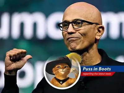 Microsoft's journey in AI faces challenges amidst market volatility and competition from other tech giants.