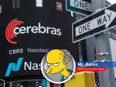 Montgomery Burns ponders the complexities of AI chip manufacturing, likely plotting a hostile takeover. image