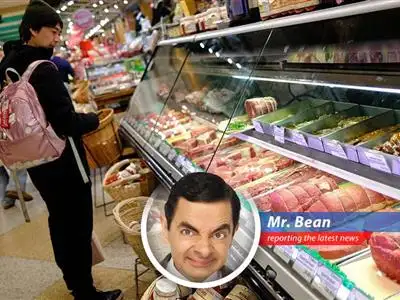 Mr. Bean contemplates the economy while Teddy offers silent support, much like the Federal Reserve