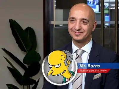 Mr. Burns contemplates the potential profits from Novo Nordisk's Medicare expansion and its battle with Eli Lilly for market share. image