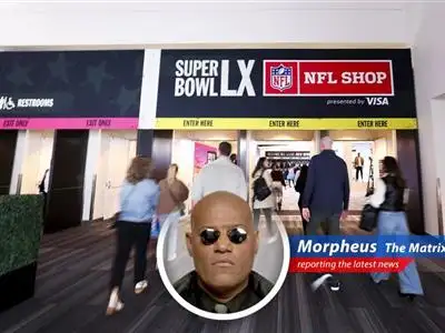 NFL logo displayed with financial trading charts, symbolizing the league's concern over sports prediction market regulation.