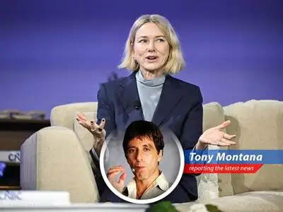 Naomi Watts at the CNBC Changemakers Summit, advocating for open conversations about women's health.