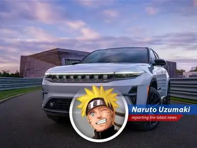 Naruto Uzumaki takes on the new 2024 Wagoneer S EV that promises to electrify the U.S. market with style and speed image