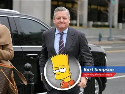 Netflix CEO Ted Sarandos at the White House, where discussions preceded Netflix's decision to terminate the Warner Bros. Discovery deal.