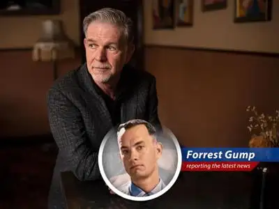 Netflix headquarters glows as the company announces its Q1 earnings and strategic shifts. Life is like a Netflix queue, full of surprises and endless choices.