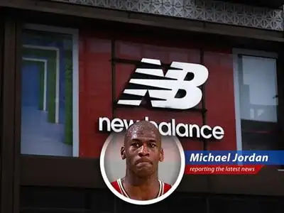 New Balance CEO Joe Preston celebrating the brand's impressive growth and strategic victories. Talk about taking flight image