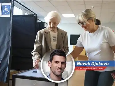 Novak Djokovic humorously comments on the heated Lithuanian presidential elections image