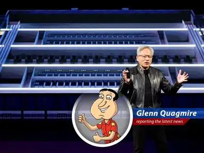 Nvidia CEO Jensen Huang announcing the company's progress in resuming chip shipments to China at the GTC conference.