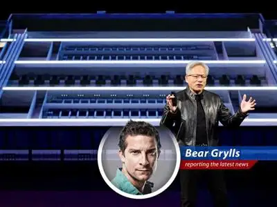 Nvidia CEO Jensen Huang at GTC conference, discussing the restart of H200 chip shipments to China amidst ongoing export challenges