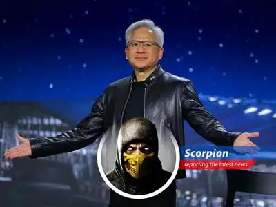 Nvidia CEO Jensen Huang introducing NemoClaw, Nvidia's new open-source AI platform.