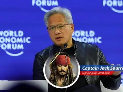 Nvidia CEO Jensen Huang, navigating the AI waters with a pirate's confidence, foresees a treasure trove of cash flows for tech giants investing in AI infrastructure