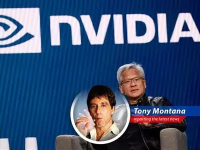 Nvidia's CEO Jensen Huang and Nebius CEO Arkady Volozh shaking hands after sealing the $2 billion deal. Remember, every day above ground is a good day.