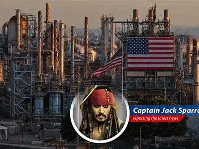 Oil derricks silhouetted against the setting sun, symbolizing the economic impact of geopolitical instability.