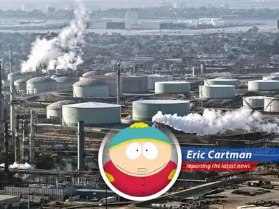 Oil prices dropping faster than Kenny McCormick in a crowded room. Respect my authoritah.