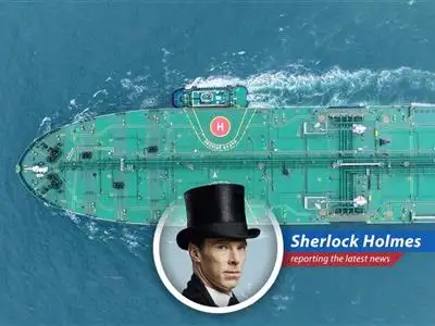 Oil supertanker navigating the Strait of Hormuz, now facing unprecedented cost increases due to regional conflict.