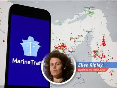 Oil tanker navigating the Strait of Hormuz amidst heightened tensions.