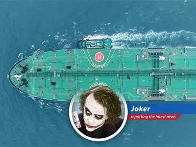 Oil tanker transiting through the Strait of Hormuz, a critical chokepoint for global energy supplies.