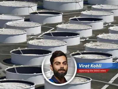 Oil tankers at sea symbolize the global reliance on oil and the vulnerability to supply disruptions.