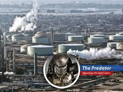 Oil tankers navigate the Strait of Hormuz, a critical chokepoint for global oil supply.